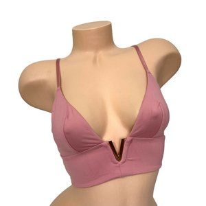 Victoria's Secret Very Sexy Illusions Soft V-Hardware‎ Plunge Bralette Bra